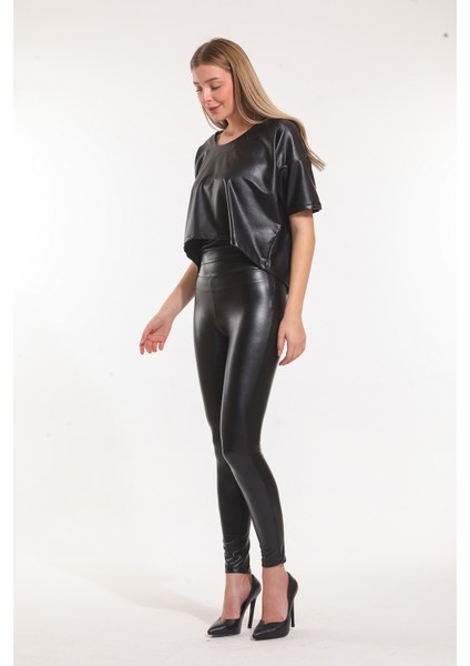 Şordonlu Deri Bluz | BLZ33096 indirimleri