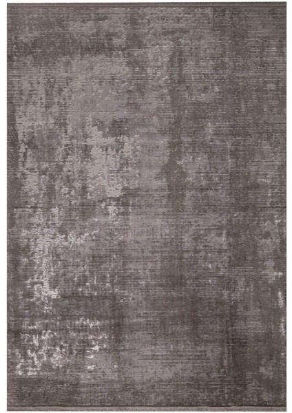 Gri Vintage Bambu Altı Kaymaz Halı