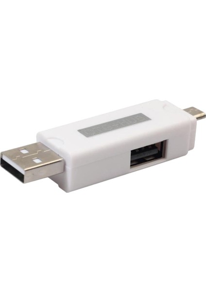 USB 2.0 Hub Mikro USB Tf Kart Okuyucu Otg Adaptörü İçin Huawei / Sony / Samsung Galaxy Beyaz (Yurt Dışından)