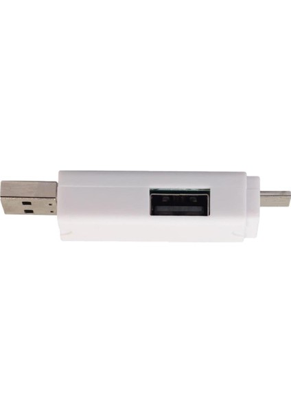 USB 2.0 Hub Mikro USB Tf Kart Okuyucu Otg Adaptörü İçin Huawei / Sony / Samsung Galaxy Beyaz (Yurt Dışından)