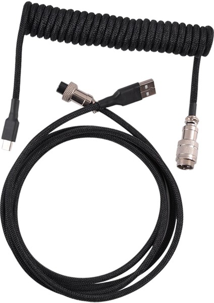 USB Tipi C Kablosu Evrensel Şarj Tipi C'ye Mekanik Klavye Siyah İçin USB (Yurt Dışından)