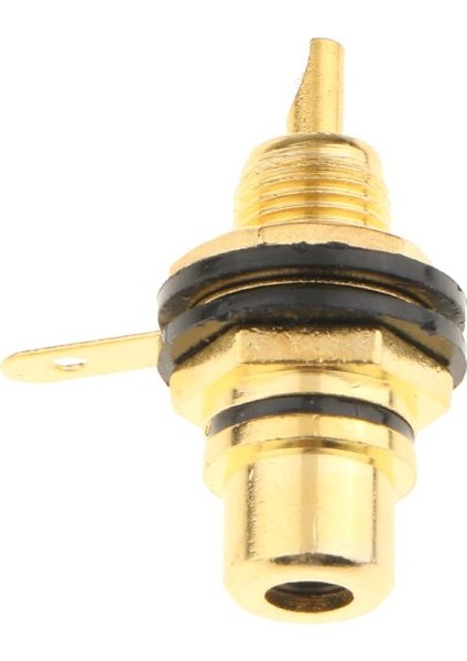 Rca Jack Plug Soket Ses Video Kadın Kablo Konnektörleri Adaptörü Siyah (Yurt Dışından) indirimleri