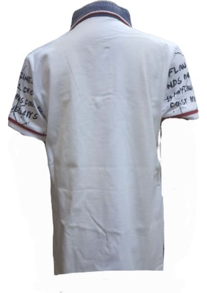 Petitox Çocuk Erkek Polo Yaka Baskılı T-Shirt 3023 - Beyaz - 6 Yaş fiyatları