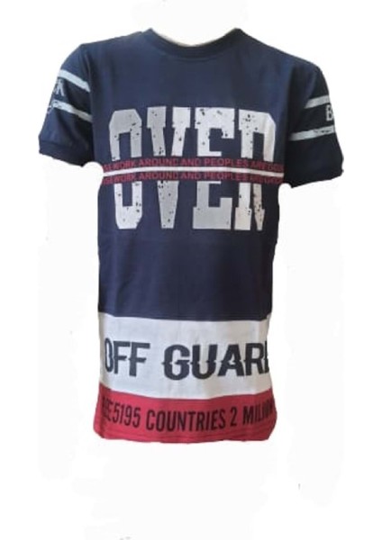 Petitox Çocuk Erkek Baskılı T-Shirt 3003 - Lacivert - 4 Yaş