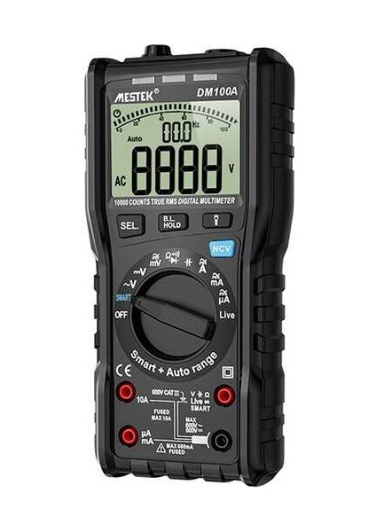 Mestek DM100A Akıllı Dijital Multimetre