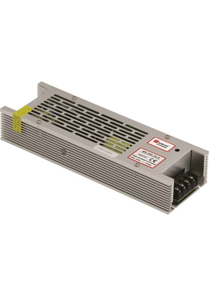 Mervesan MT-200-24-S 200W 24V 8.3A Metal Kasa Slim