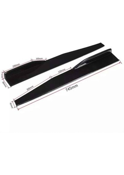 Universal Marşpiel Flaplı Kısa Aero Piano Black Abs