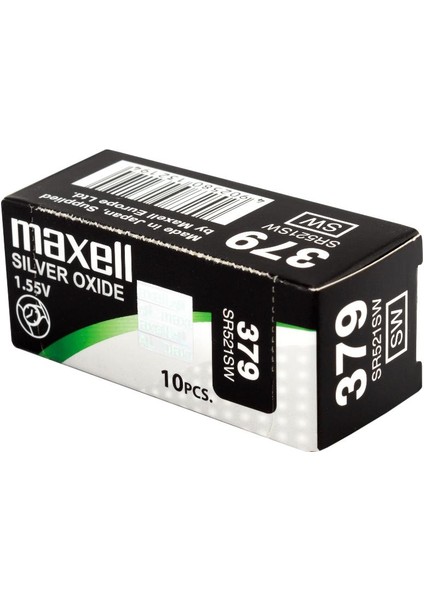 379 SR521SW 1.55V Saat Pili 10'lu