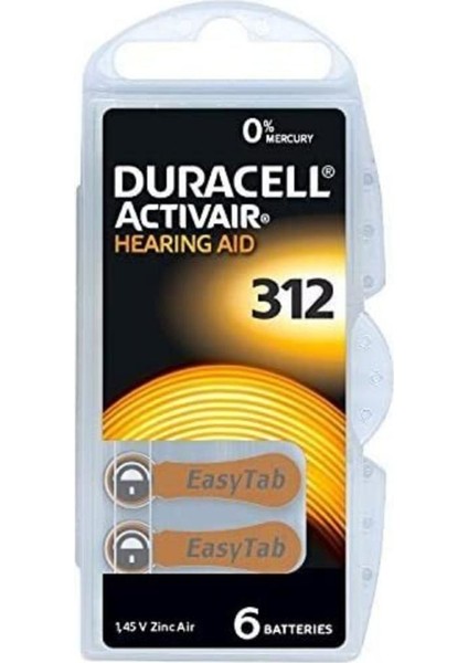 Activair İşitme Cihazı Pili 1,2V Çinko Tek Kullanımlık 60'lı Paket Yüksek Performans fiyatları