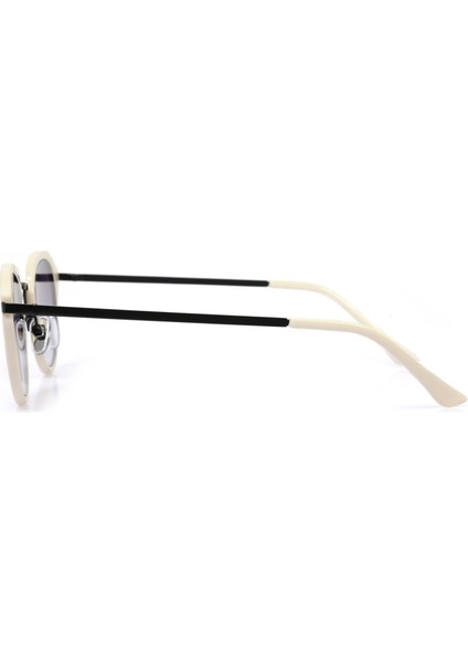 s Oval Krem Kemik Çerçeve Unisex Güneş Gözlüğü indirimleri