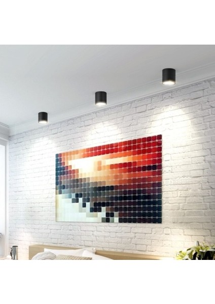 Foça Sıva Üstü LED Armatür Boş Kasa GU10 Duy CT-5421 fiyatları