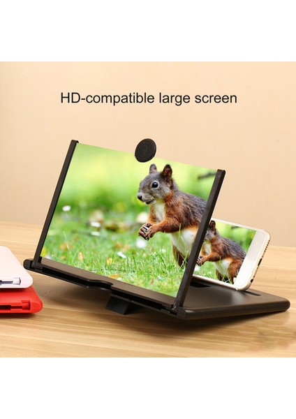 Ekran Yüksek Açıkça Yaygın Uyumlu Akrilik 10/12 Inç Tv Izlemek Için Basit Operasyon Video Amplifikatör Tutucu(Yurt Dışından)