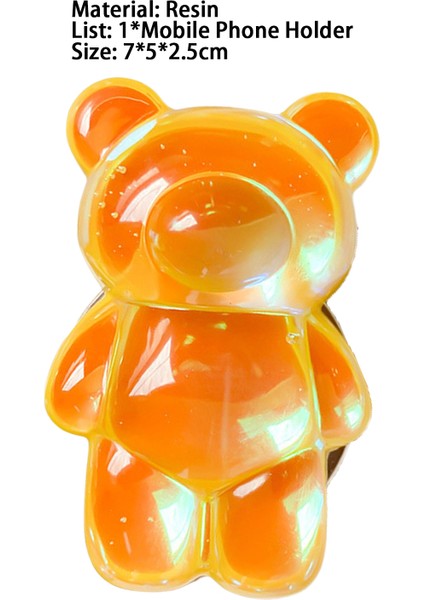 Cep Telefonu Parmak Tutucu Karikatür Geri Yapışkan Degrade Sevimli Kaplama Ayı Katlanır Telefon Kavrama Tv Izlemek Için Standı(Yurt Dışından) fırsatları