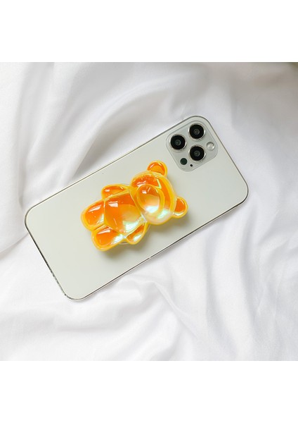 Cep Telefonu Parmak Tutucu Karikatür Geri Yapışkan Degrade Sevimli Kaplama Ayı Katlanır Telefon Kavrama Tv Izlemek Için Standı(Yurt Dışından) indirimleri