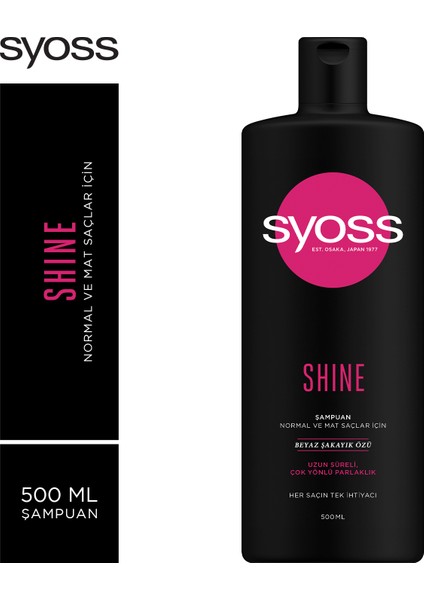 Shine Saç Bakım Şampuanı 500 ml Şampuan