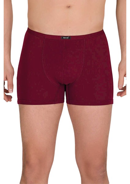 Erkek 3'lü Modal Boxer 4488 | Bordo