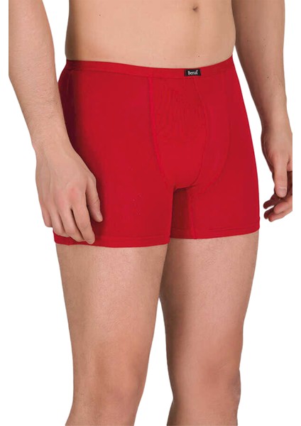 Erkek 3'lü Modal Boxer 4488 | Kırmızı