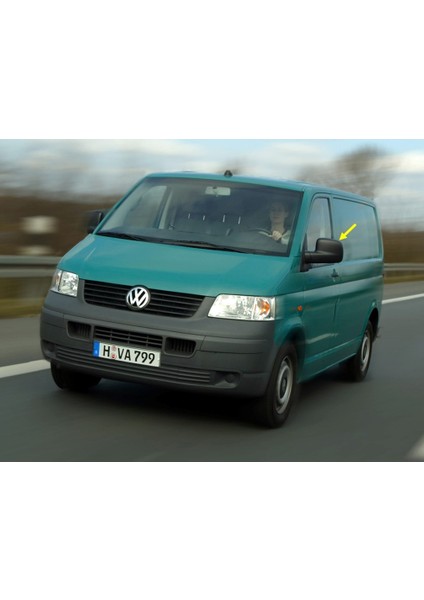 Vw Volkswagen T5 2004-2010 Sol Dış Dikiz Aynası Kapağı Siyah Plastik Tip 7H1857527A 7E1857527 modelleri