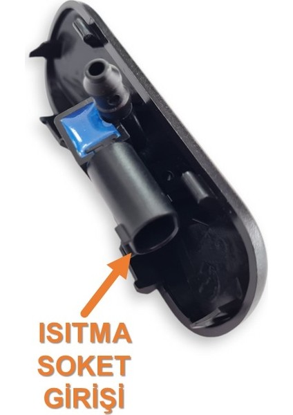 Audi A6 2011-2014 Ön Cam Silecek Su Fiskiye Memesi Isıtmalı 4G8955987 4G8955988 (1 Adet)