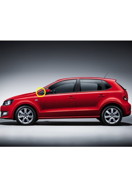 Vw Volkswagen Polo 2010-2017 Sol Dış Dikiz Aynası Önü Üçgen Plastik 6R0853273A