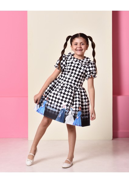 Eylul Elif Butik Elsa Kız Çocuk Elbise