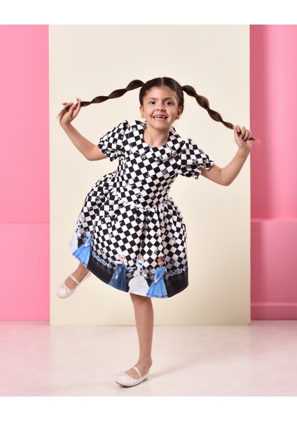 Eylul Elif Butik Elsa Kız Çocuk Elbise modelleri