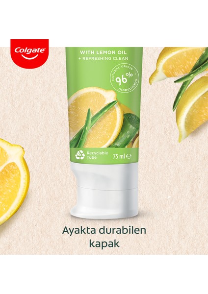 Natural Extracts Limon Yağı ve Aloe Vera Doğal Özlü Maksimum Ferahlık Diş Macunu 75 ml indirimleri