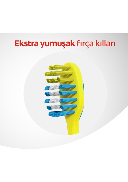 Minions 6+ Yaş Vakumlu Yapışkan Sap Ekstra Yumuşak Çocuk Diş Fırçası