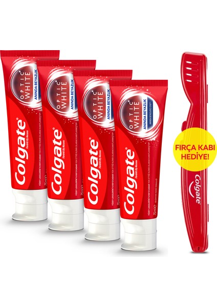 Optic White Anında Beyazlık Diş Macunu 4 x 75 ml