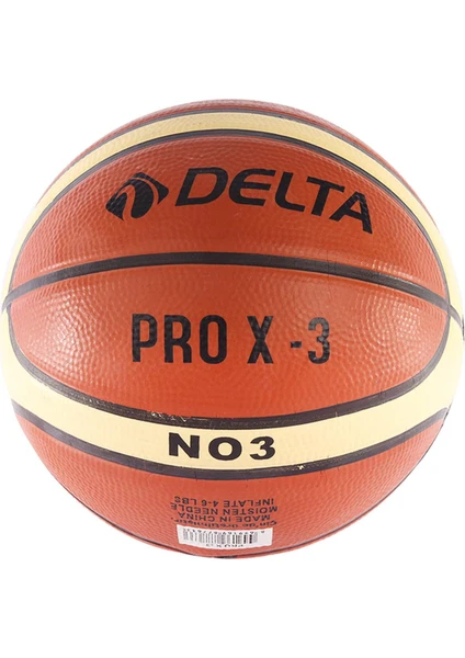 Pro X Deluxe Kauçuk 3 Numara Çocuk Basketbol Topu