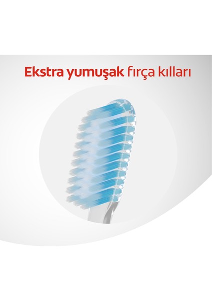 Mikro İnce Gelişmiş Ekstra Yumuşak Diş Fırçası x 2 Adet + Diş Fırçası Kabı modelleri