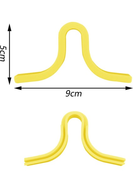 Yumuşak 2 Adet Anti Sis Silikon Burun Köprü Mühür Maske Sarı Için(Yurt Dışından) fırsatları