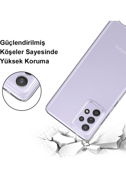 Samsung Galaxy A03S Kapak 1mm Şeffaf Silikon Kılıf