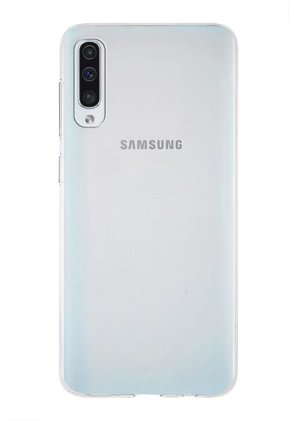 Samsung Galaxy A50 Kapak 1mm Şeffaf Silikon Kılıf