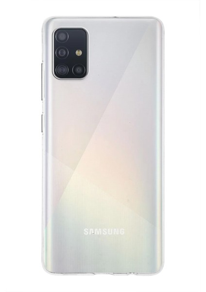 Samsung Galaxy A51 Kapak 1mm Şeffaf Silikon Kılıf