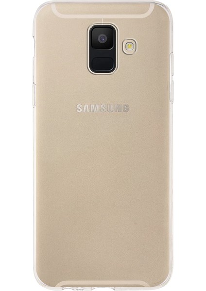 Samsung Galaxy A6 (2018) Kapak 1mm Şeffaf Silikon Kılıf