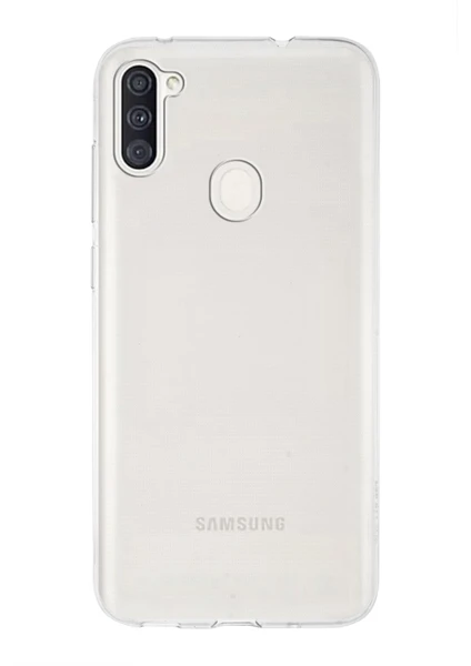 Kzy Samsung Galaxy A11  Kapak 1mm Şeffaf Silikon Kılıf