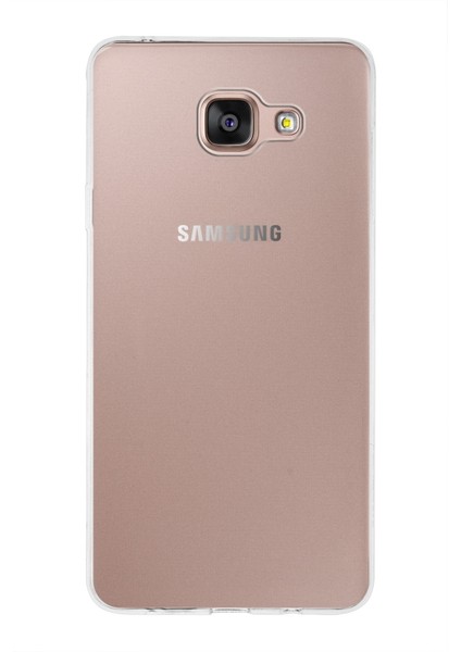 Samsung Galaxy A7 (2016) Kapak 1mm Şeffaf Silikon Kılıf