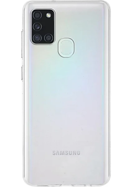 Kzy Samsung Galaxy A01 Kapak 1mm Şeffaf Silikon Kılıf