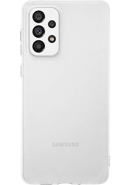 Kzy Samsung Galaxy A73 Kapak 1mm Şeffaf Silikon Kılıf