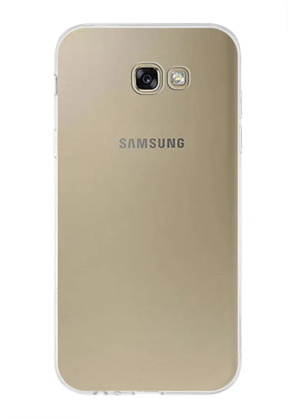 Kzy Samsung Galaxy A7 (2017) Kapak 1mm Şeffaf Silikon Kılıf