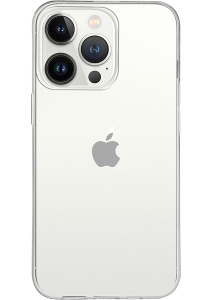 Apple iPhone 13 Pro Max Kapak 1mm Şeffaf Silikon Kılıf