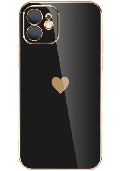 iPhone 12 Yumuşak Kapak Kılıf İçin Katı Kaplama Lens Koruma Telefon Kılıfı (Yurt Dışından)