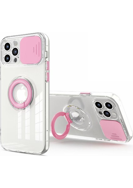 Op A15 / A15S İçin Halka Tutucu Lens Kamera Koruma Kılıfı Şeffaf Yumuşak Kapak (Yurt Dışından)