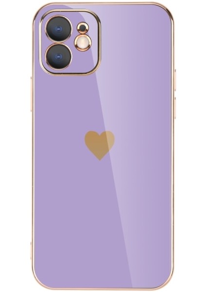 iPhone 12 Yumuşak Kapak Kılıf İçin Katı Kaplama Lens Koruma Telefon Kılıfı (Yurt Dışından)