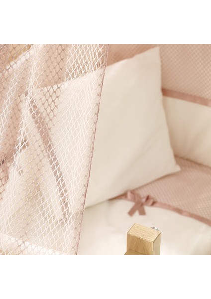 Meltem Smart Mood Sallanır Ahşap Anne Yanı Beşik - 50x90 cm (naturel-pembe) fırsatları