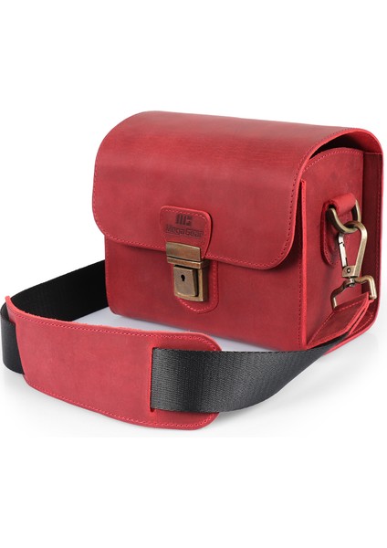 MG1722 Hakiki Deri Kamera Çantası
