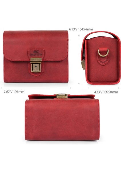 MG1722 Hakiki Deri Kamera Çantası modelleri