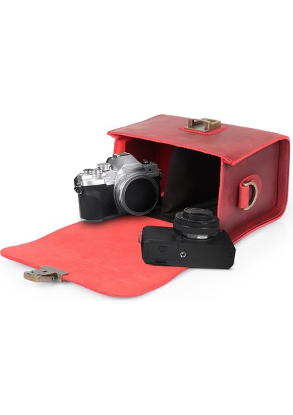 MG1722 Hakiki Deri Kamera Çantası indirimleri