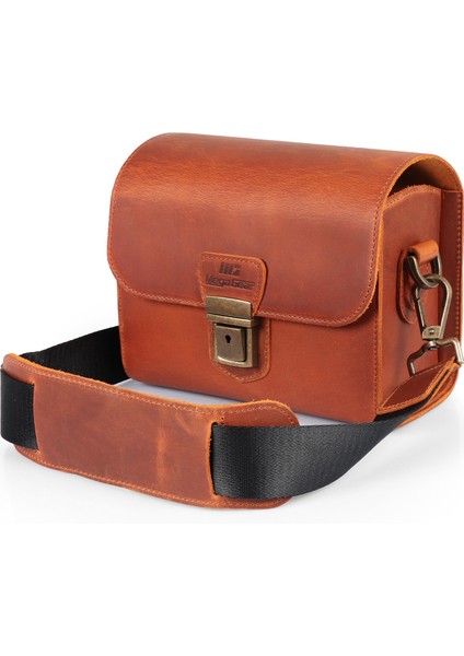 MG1725 Hakiki Deri Kamera Çantası